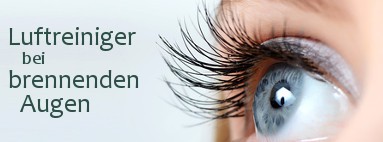 Luftreiniger brennende Augen
